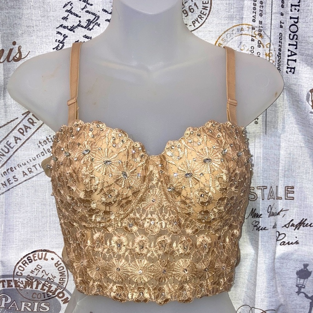 Jeweled Crop Top
